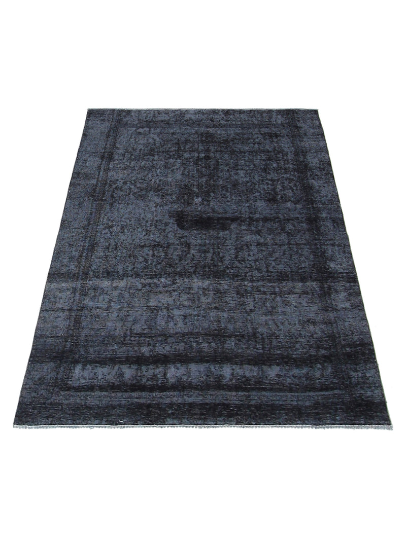 Pacific Overdyed 40976 Grey Chocolate Transitional Hand Knotted Rug