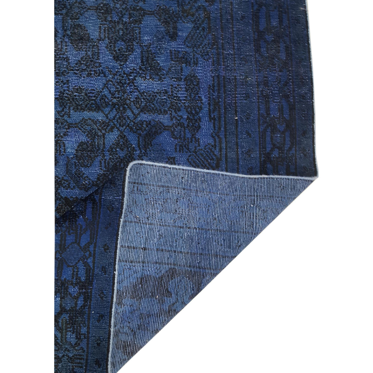 Pacific Overdyed 40978 Blue Blue Transitional Hand Knotted Rug
