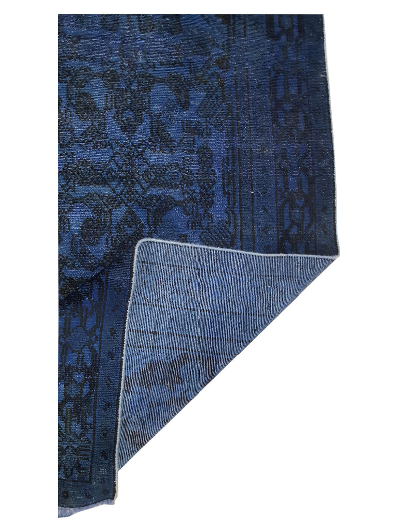 Pacific Overdyed 40978 Blue Blue Transitional Hand Knotted Rug