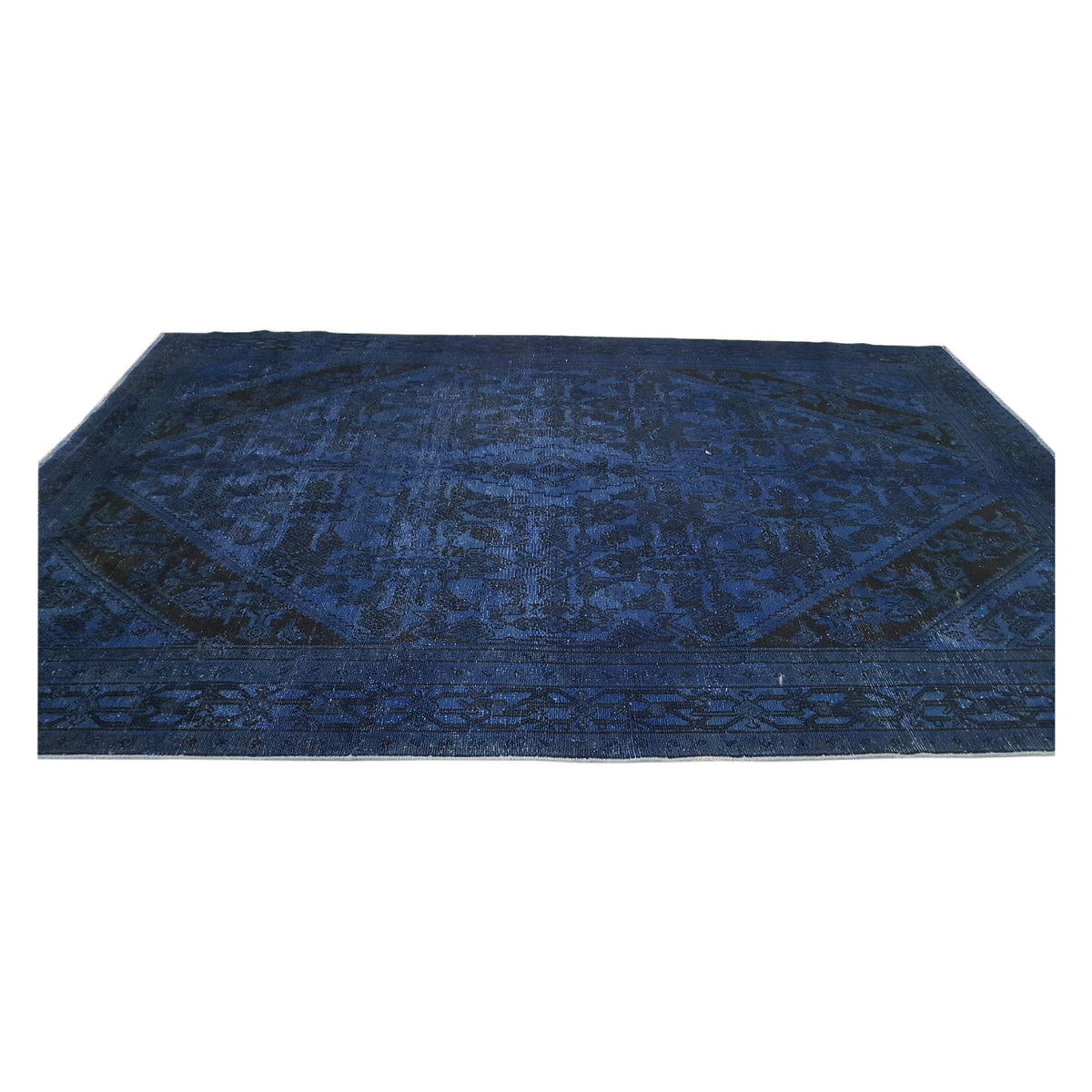 Pacific Overdyed 40978 Blue Blue Transitional Hand Knotted Rug