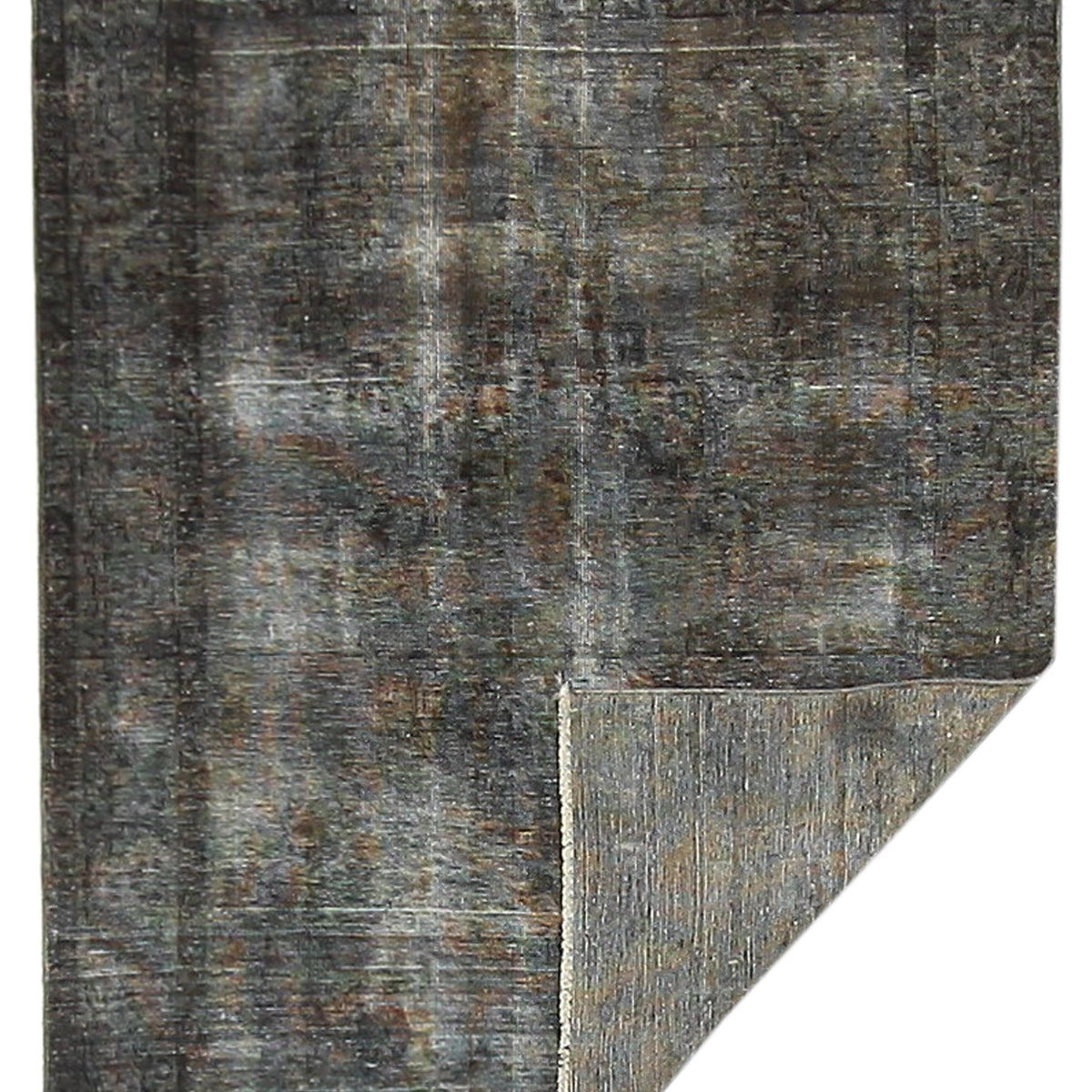 Pacific Overdyed 40985 Grey Grey Transitional Hand Knotted Rug