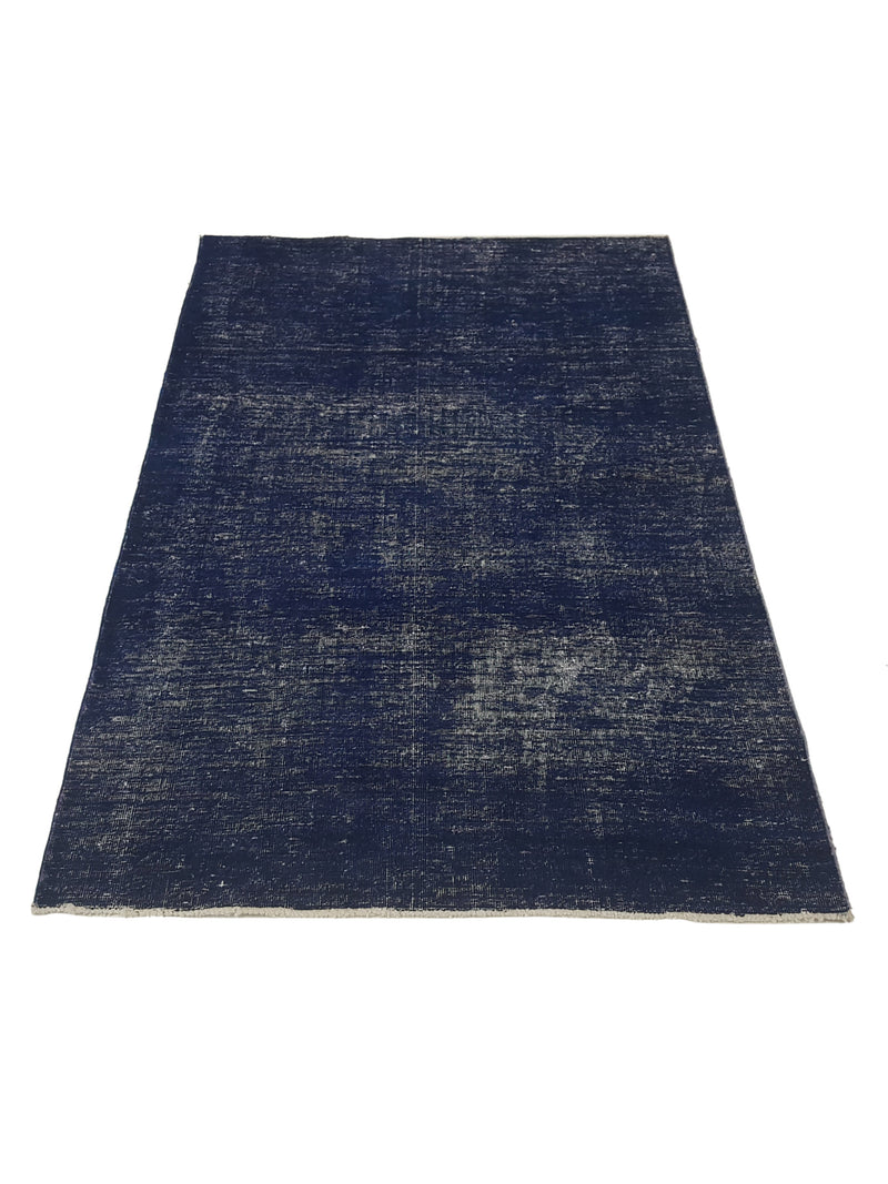 Pacific Overdyed 40986 Blue Blue Transitional Hand Knotted Rug