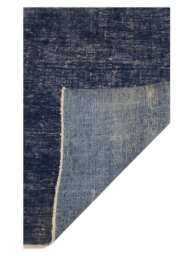 Pacific Overdyed 40986 Blue Blue Transitional Hand Knotted Rug
