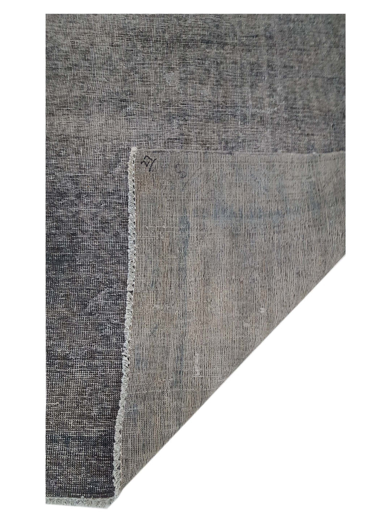 Pacific Overdyed 40987 Grey Grey Transitional Hand Knotted Rug