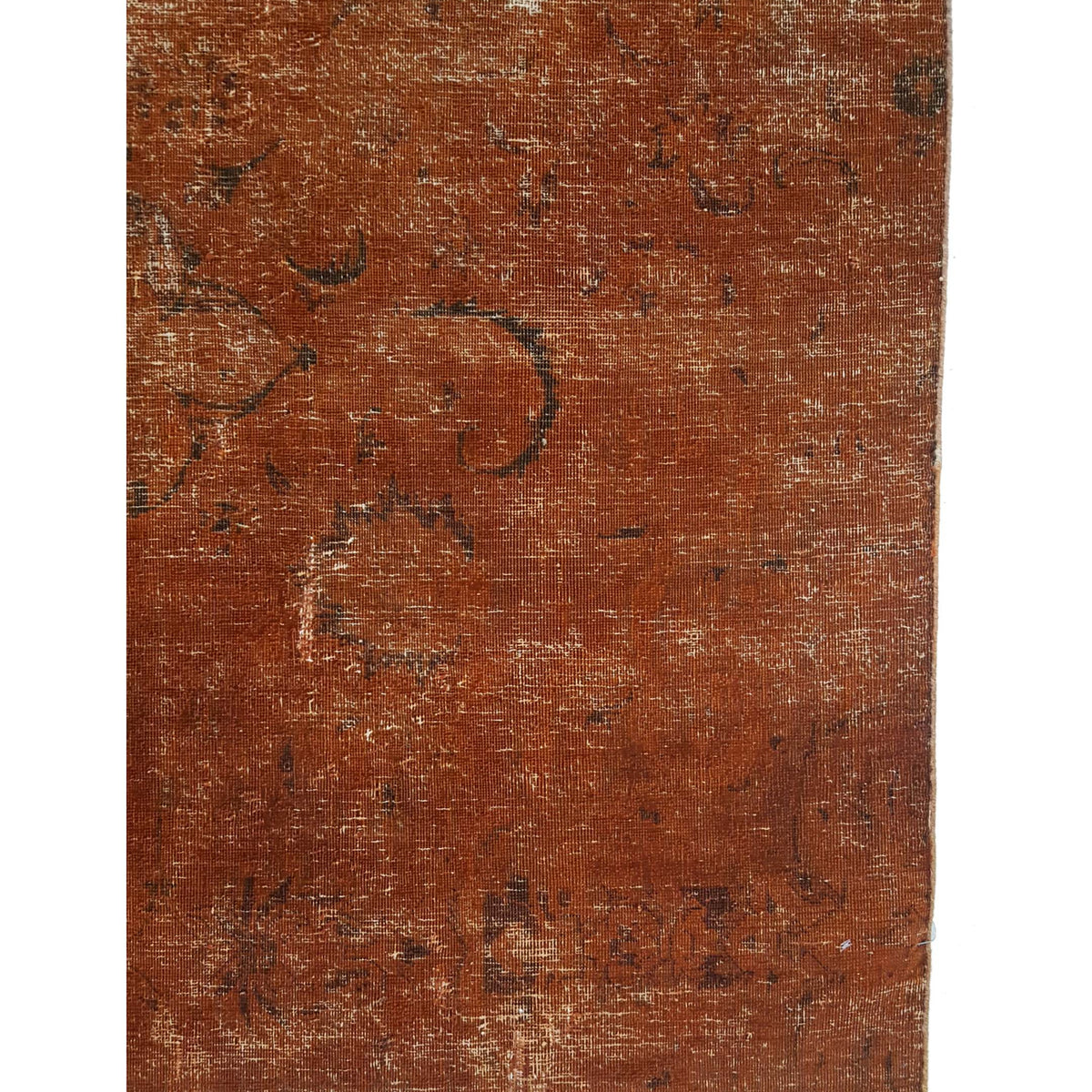 Pacific Overdyed 40989 Orange Orange Transitional Hand Knotted Rug