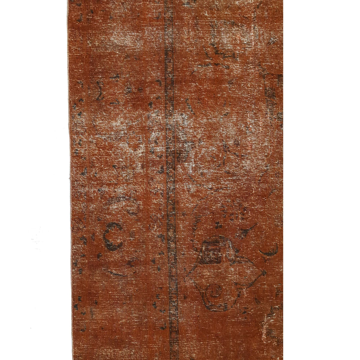 Pacific Overdyed 40989 Orange Orange Transitional Hand Knotted Rug