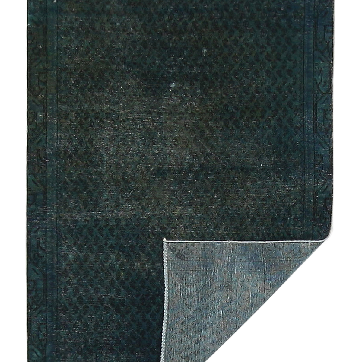 Pacific Overdyed 40991 Green Green Transitional Hand Knotted Rug