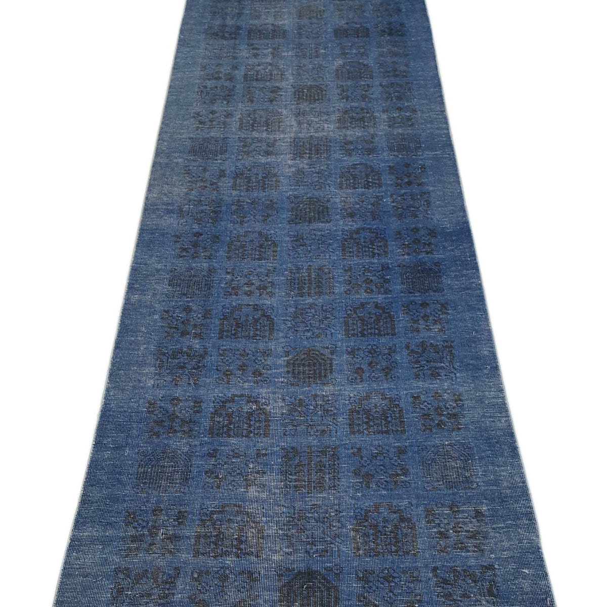 Pacific Vintage 40993 Blue Blue Vintage Hand Knotted Rug