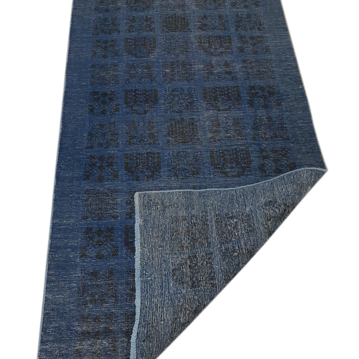 Pacific Vintage 40993 Blue Blue Vintage Hand Knotted Rug