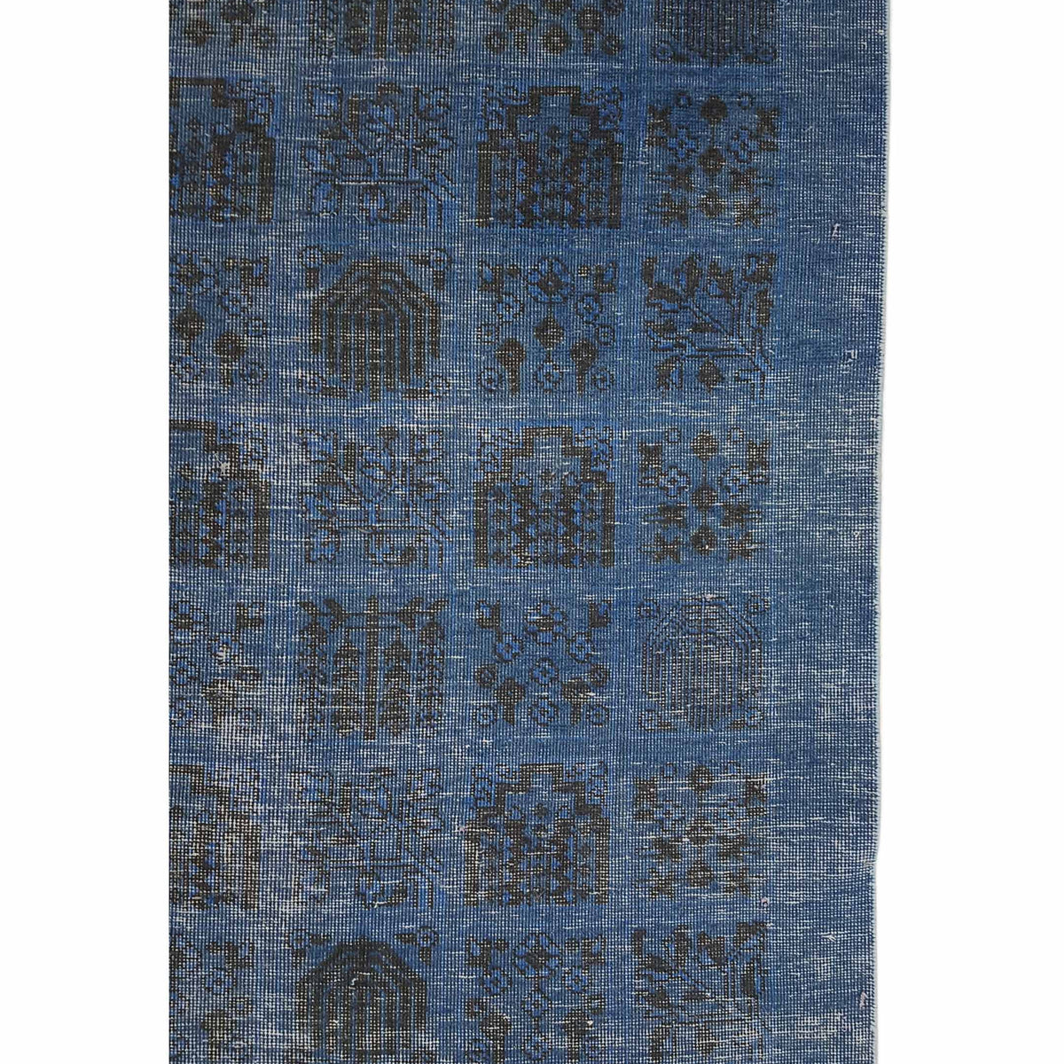 Pacific Vintage 40993 Blue Blue Vintage Hand Knotted Rug