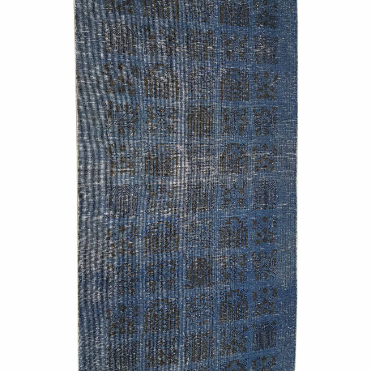 Pacific Vintage 40993 Blue Blue Vintage Hand Knotted Rug
