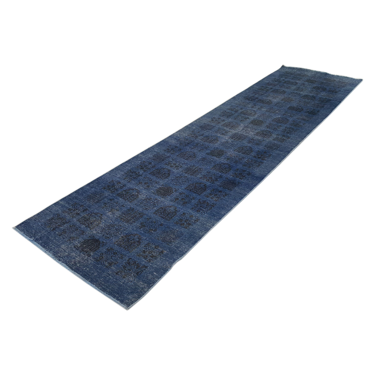 Pacific Vintage 40993 Blue Blue Vintage Hand Knotted Rug