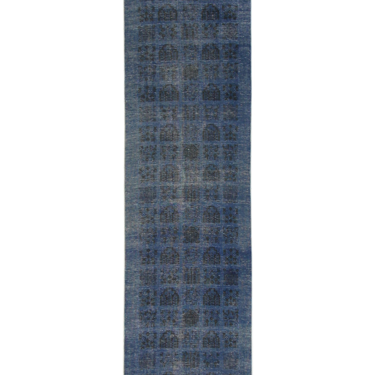 Pacific Vintage 40993 Blue Blue Vintage Hand Knotted Rug