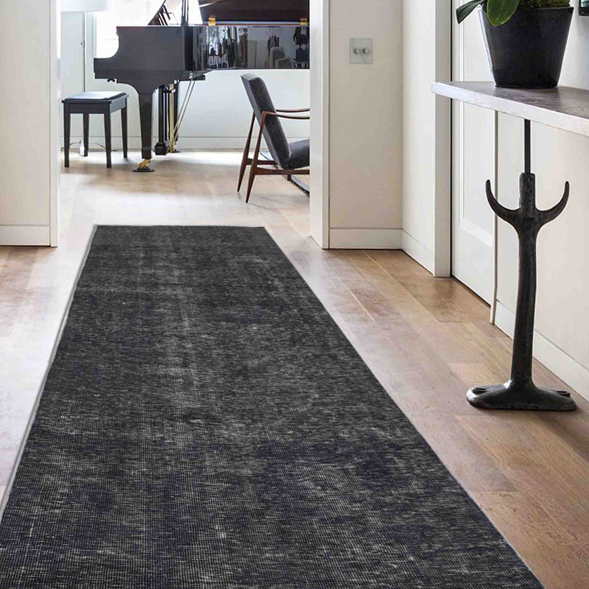 Pacific Vintage 40996 Grey Grey Vintage Hand Knotted Rug