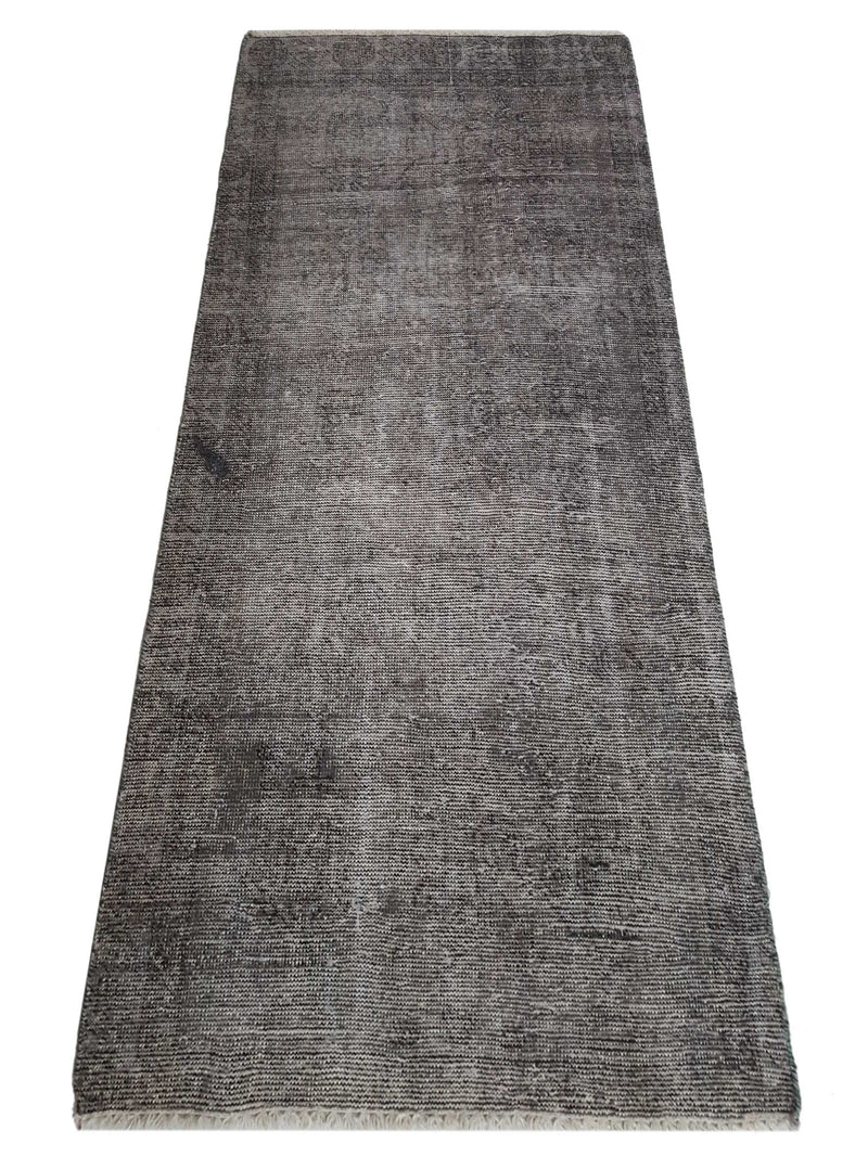 Pacific Overdyed 41015 Grey Grey Transitional Hand Knotted Rug