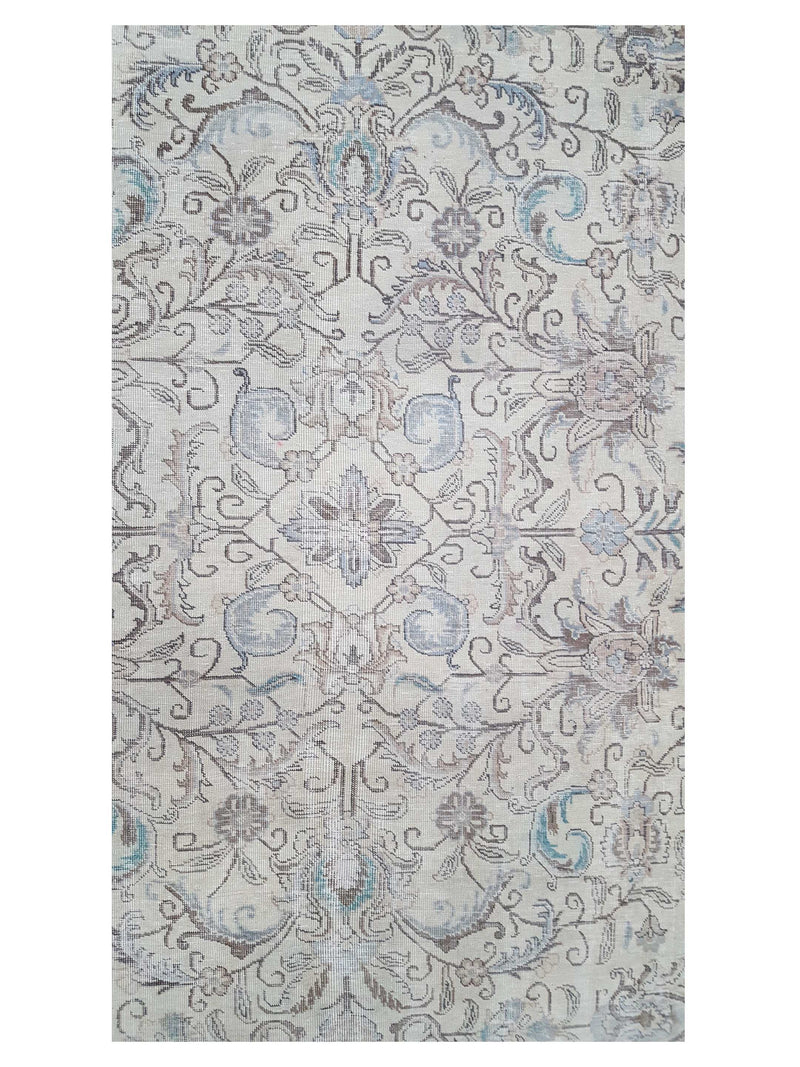 Pacific Vintage 41017 Beige Beige Vintage Hand Knotted Rug