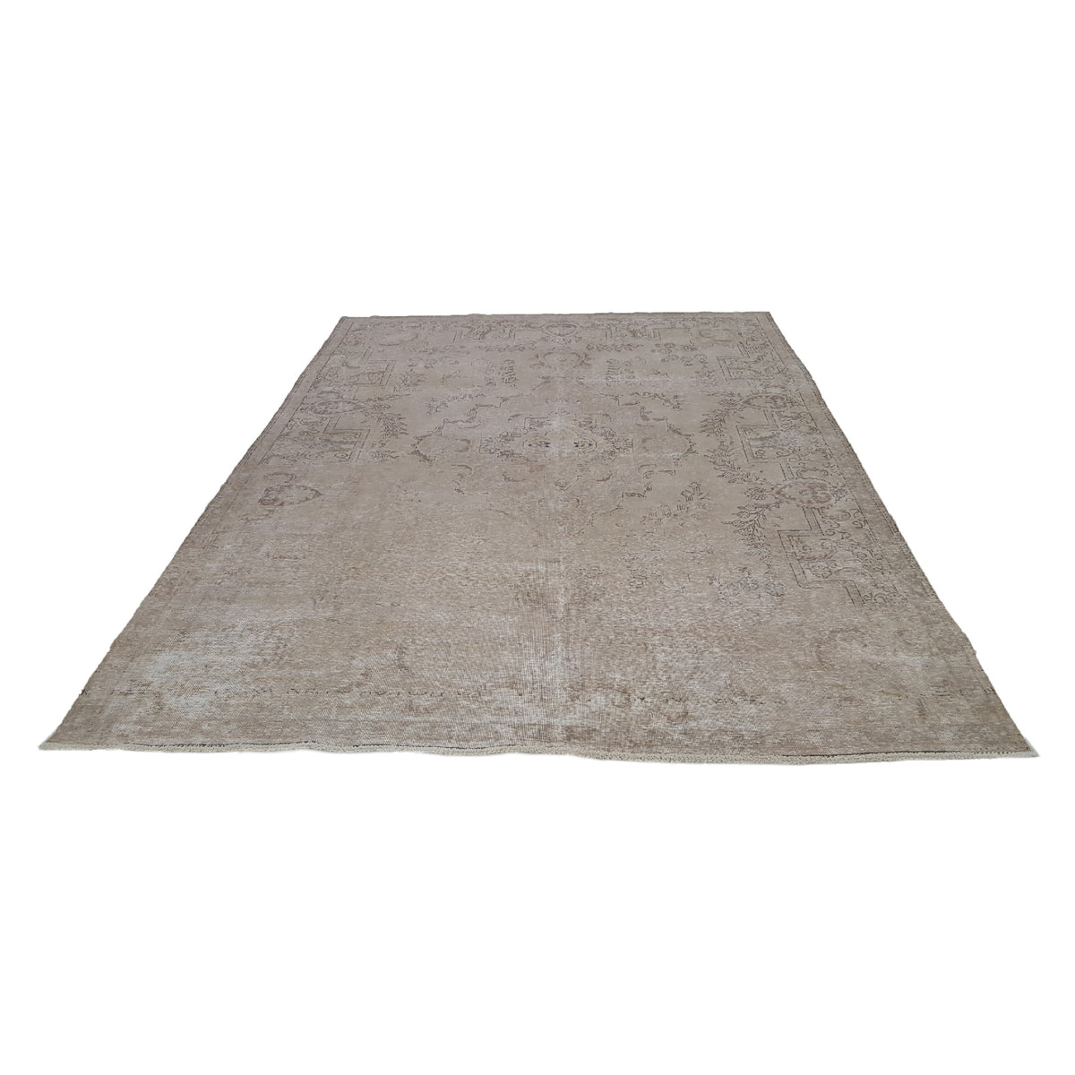 Pacific Vintage 41020 Ivory Ivory Vintage Hand Knotted Rug