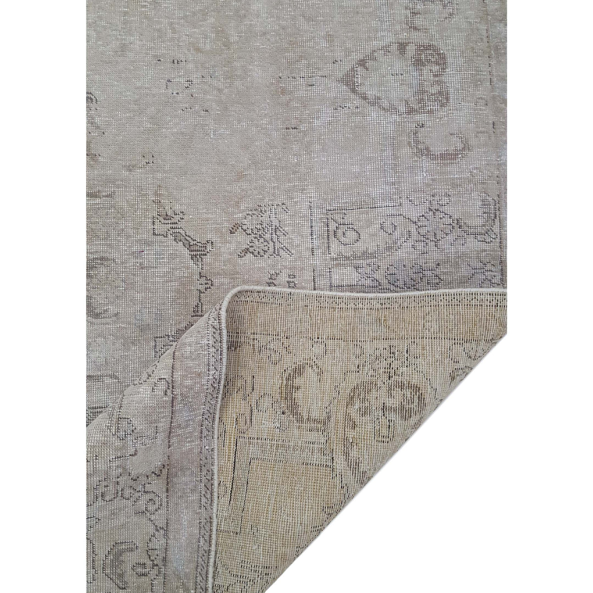 Pacific Vintage 41020 Ivory Ivory Vintage Hand Knotted Rug
