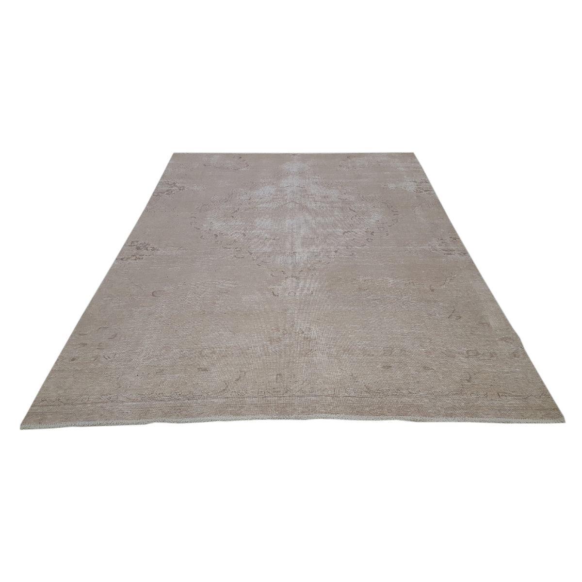 Pacific Vintage 41027 Beige Beige Vintage Hand Knotted Rug