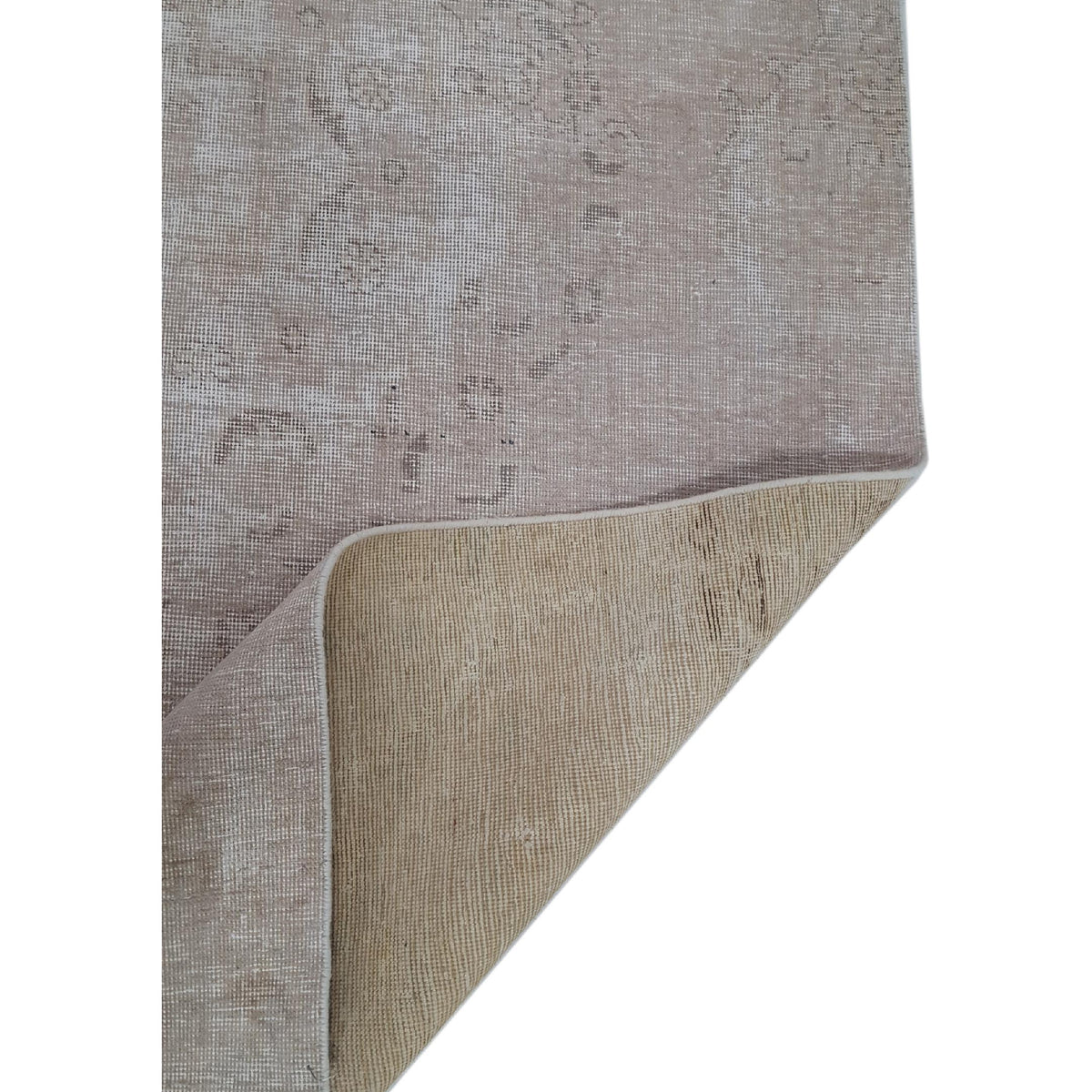 Pacific Vintage 41027 Beige Beige Vintage Hand Knotted Rug