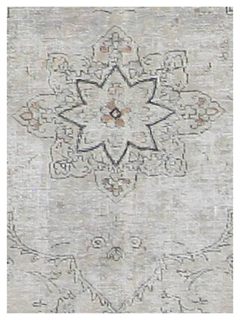 Pacific Vintage 41029 Beige Beige Vintage Hand Knotted Rug