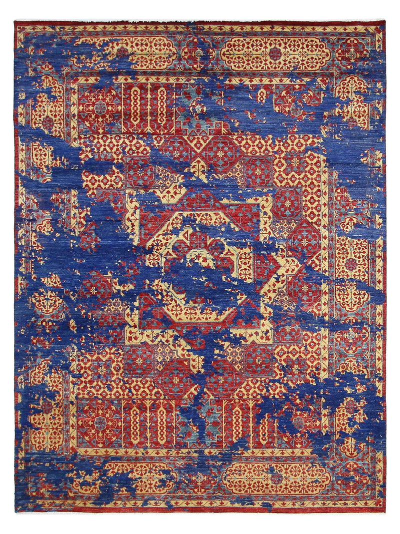 Pacific Modern  Navy Red Contemporary