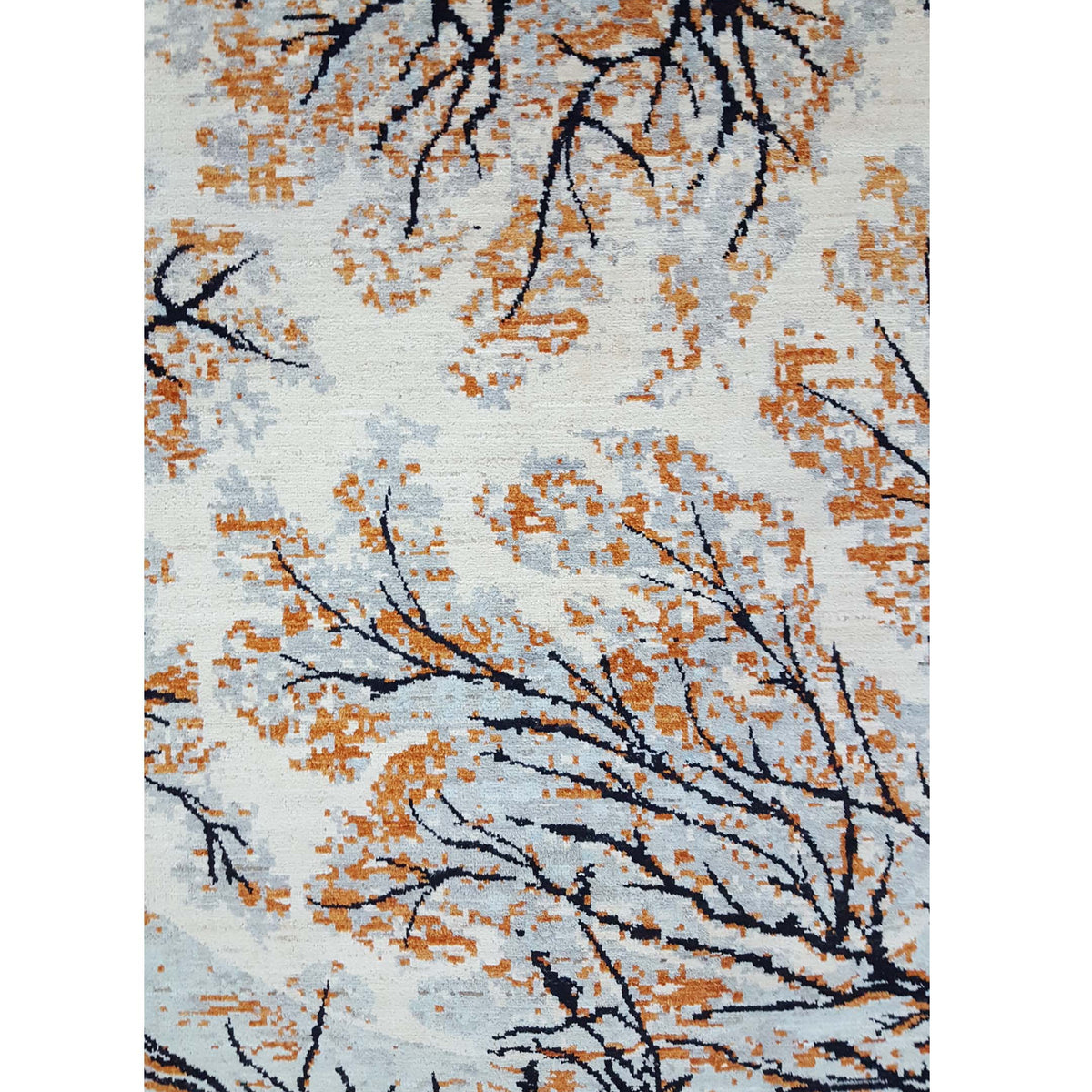Pacific Modern 41119 Lt.Blue Black Contemporary Hand Knotted Rug