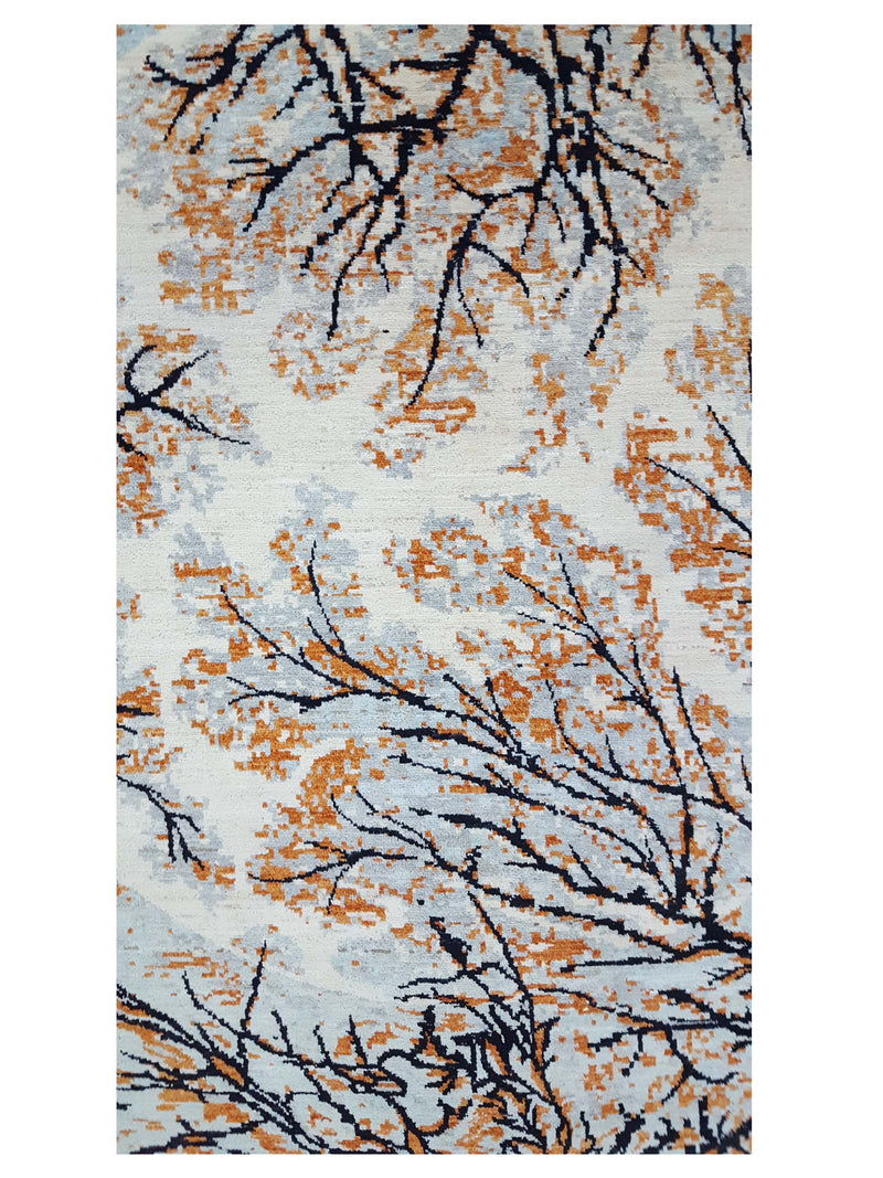 Pacific Modern 41119 Lt.Blue Black Contemporary Hand Knotted Rug