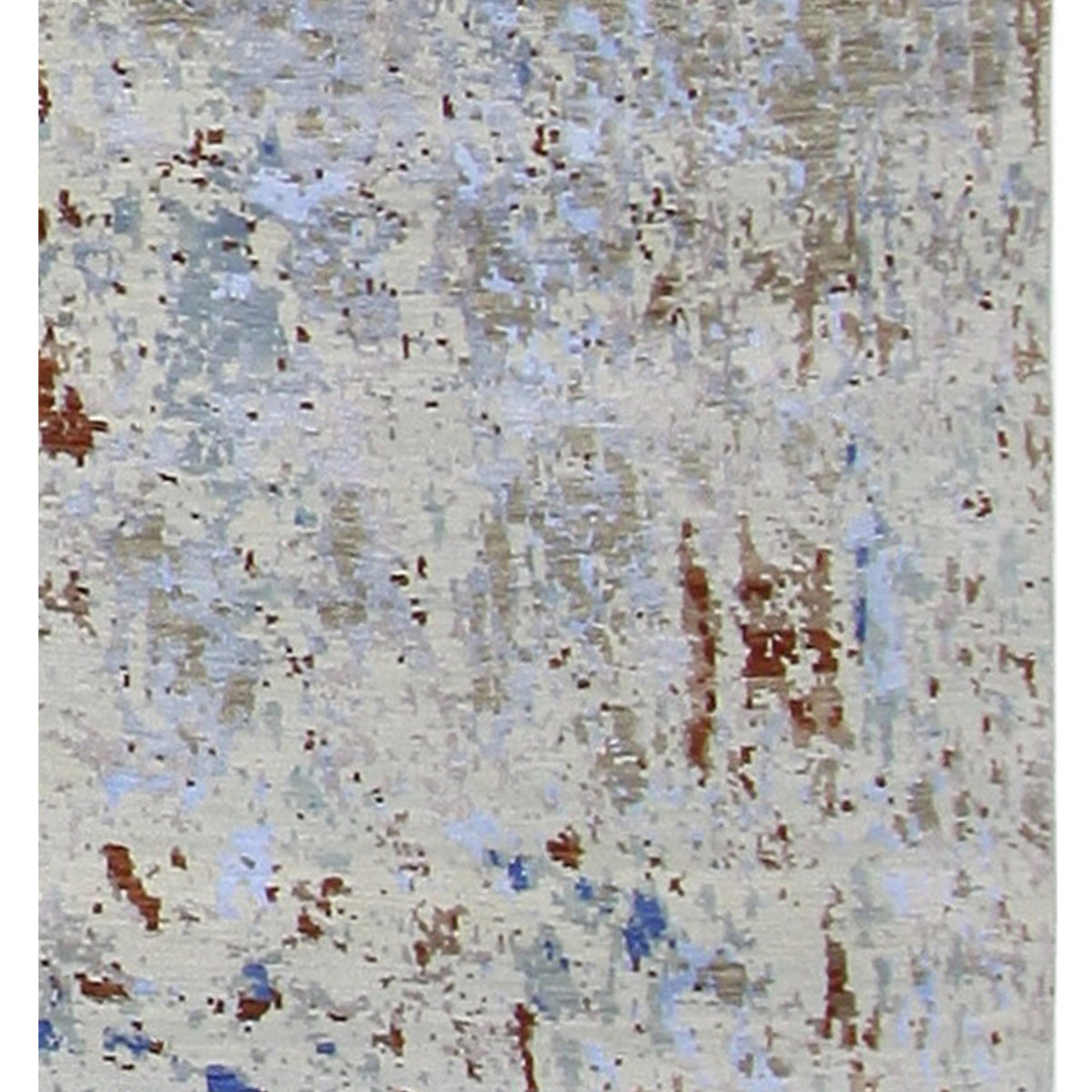 Pacific Galaxy 41186 Blue Blue Grey Modern Hand Knotted Rug