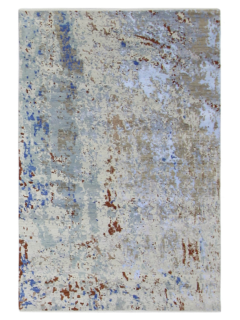 Pacific Galaxy  Blue Blue Grey Modern