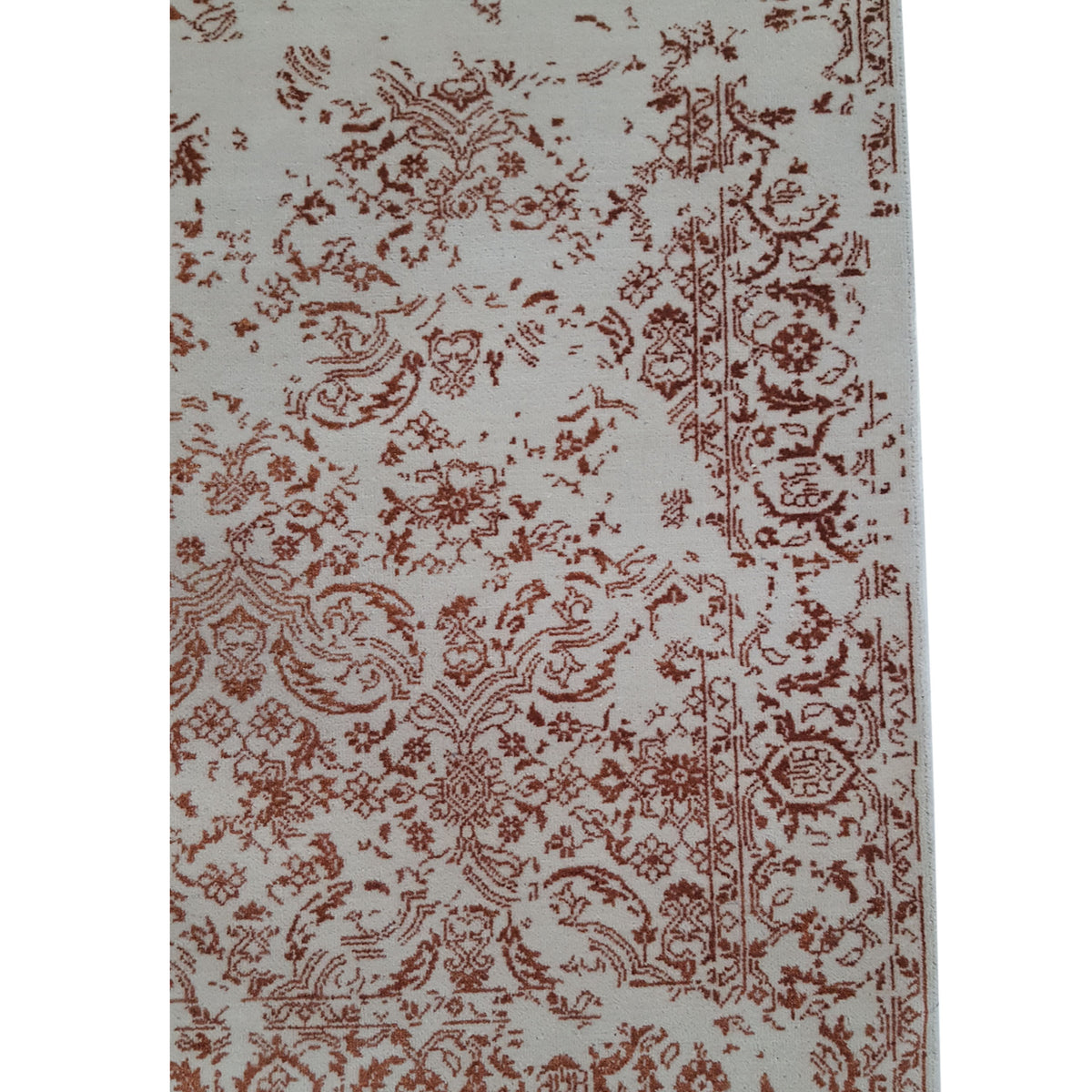 Pacific Erase 41198 Ivory Ivory Modern Hand Knotted Rug