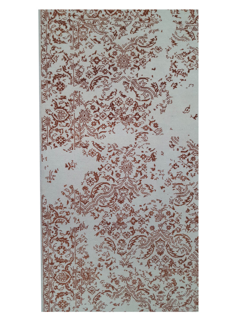 Pacific Erase 41198 Ivory Ivory Modern Hand Knotted Rug