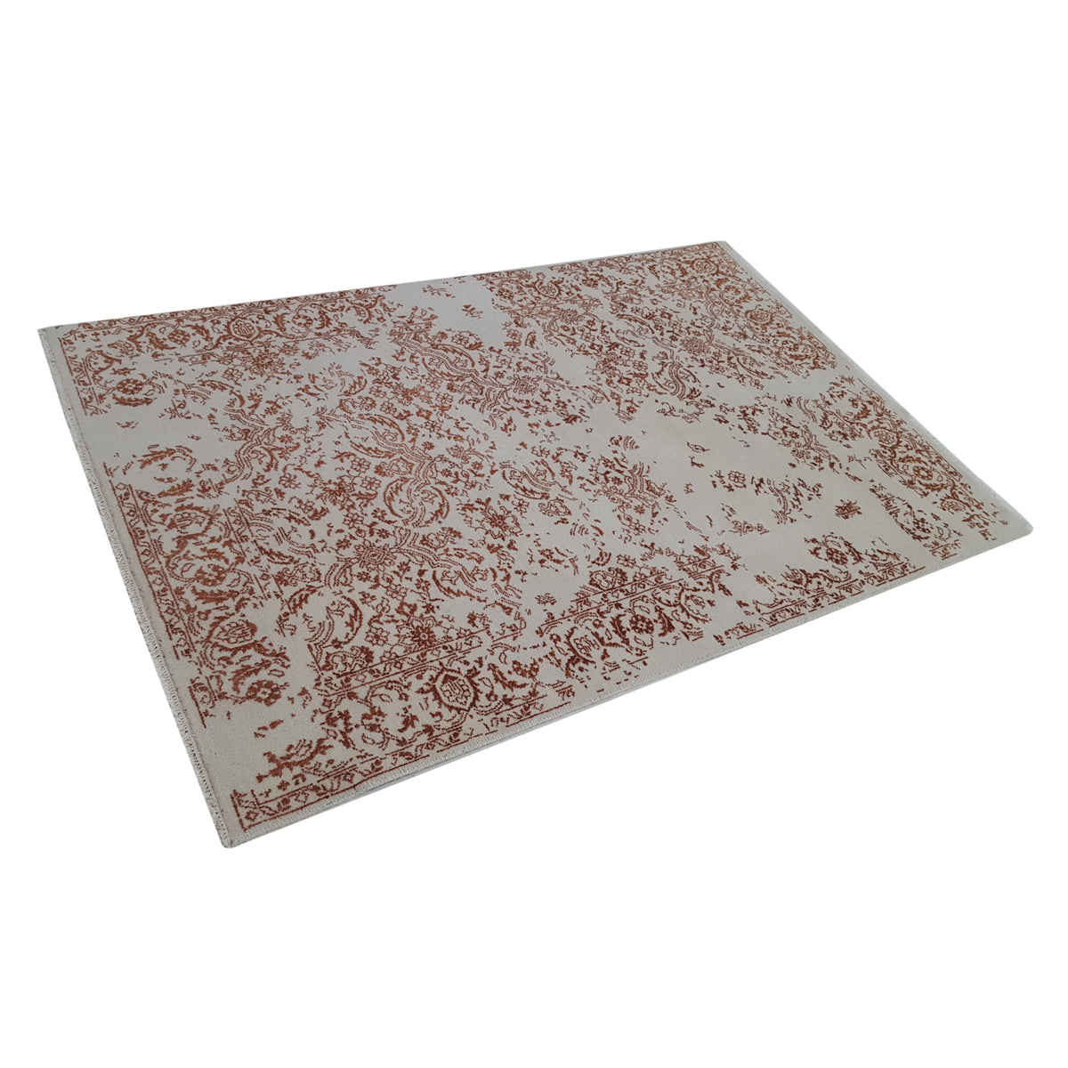 Pacific Erase 41198 Ivory Ivory Modern Hand Knotted Rug