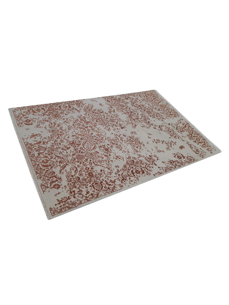 Pacific Erase 41198 Ivory Ivory Modern Hand Knotted Rug