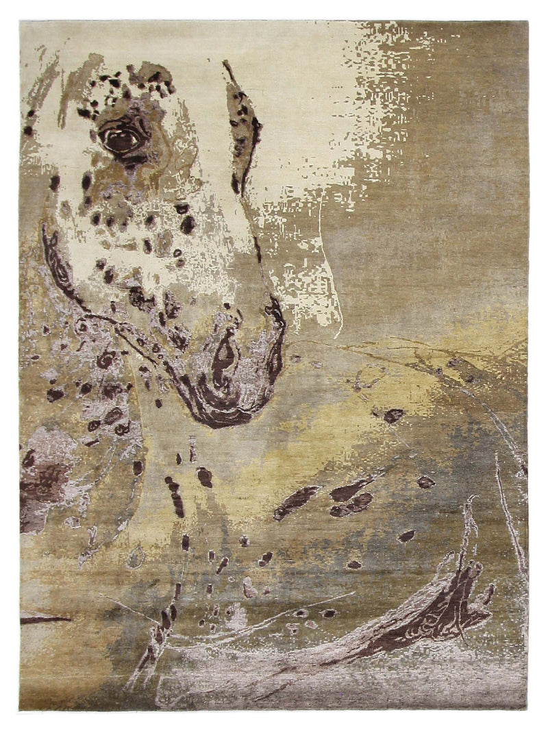 Pacific Galaxy  Lt.Gold Blue Grey Modern