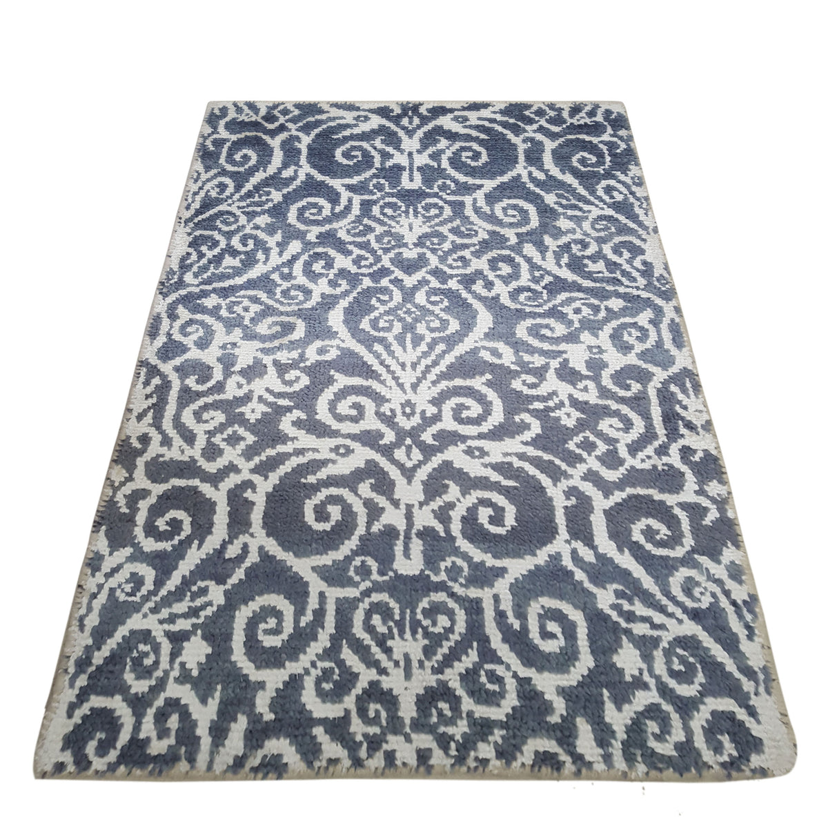 Pacific Modern 41226GW Lt.Grey White Contemporary Hand Knotted Rug