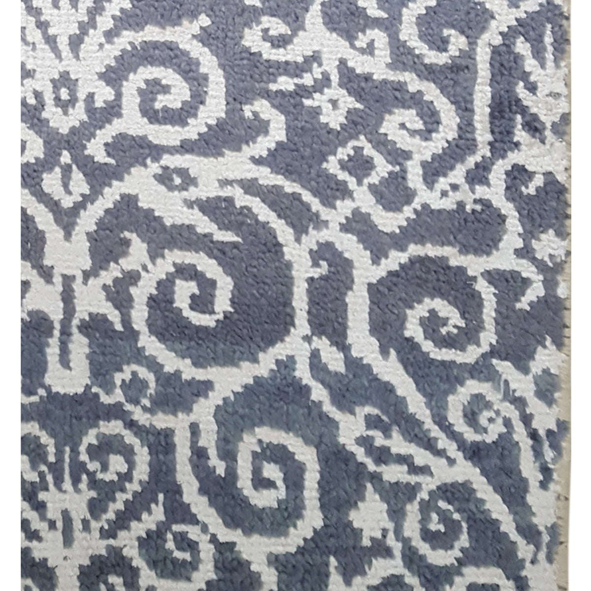Pacific Modern 41226GW Lt.Grey White Contemporary Hand Knotted Rug