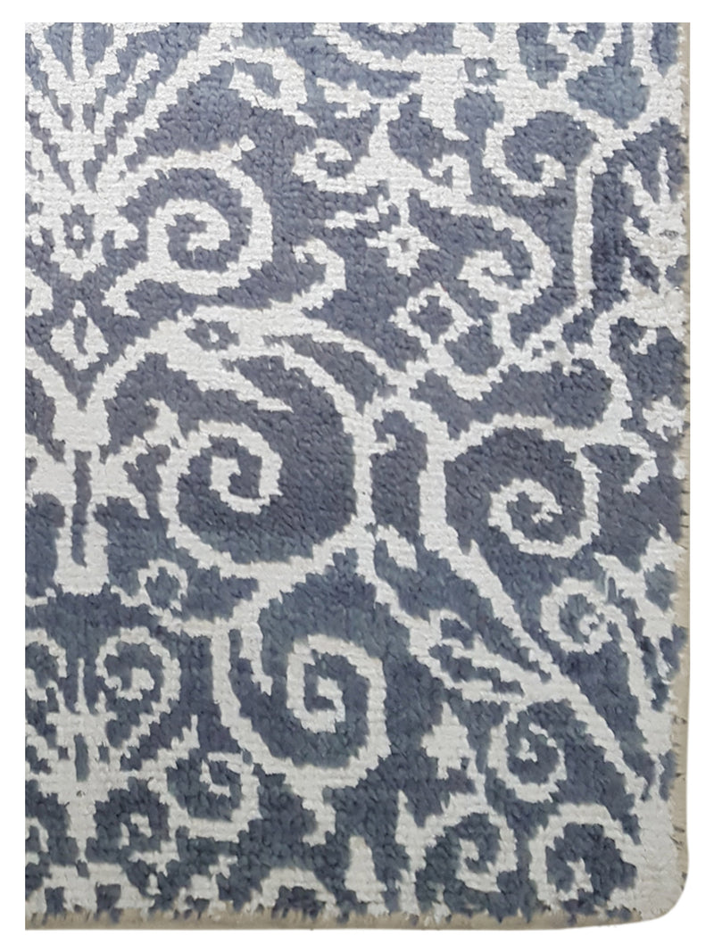 Pacific Modern 41226GW Lt.Grey White Contemporary Hand Knotted Rug
