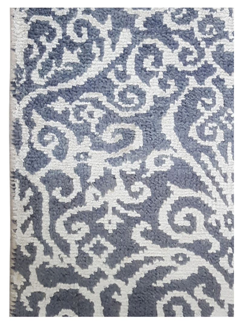 Pacific Modern 41226GW Lt.Grey White Contemporary Hand Knotted Rug