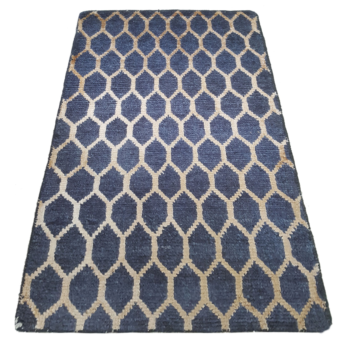Pacific Modern 41265GW D.Grey White Contemporary Hand Knotted Rug