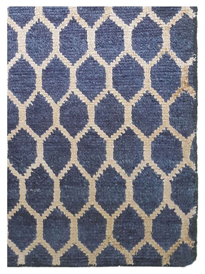 Pacific Modern 41265GW D.Grey White Contemporary Hand Knotted Rug