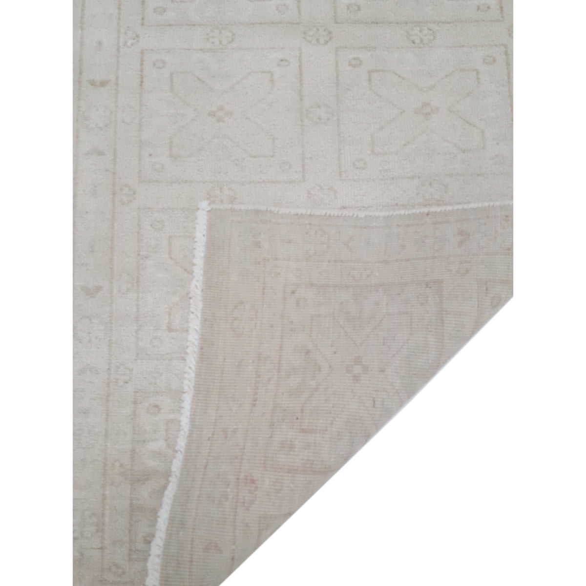 Pacific Khotan 41279 Ivory Ivory Transitional Hand Knotted Rug