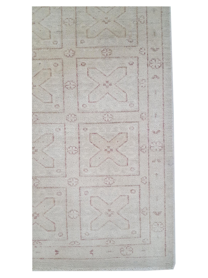 Pacific Khotan 41279 Ivory Ivory Transitional Hand Knotted Rug