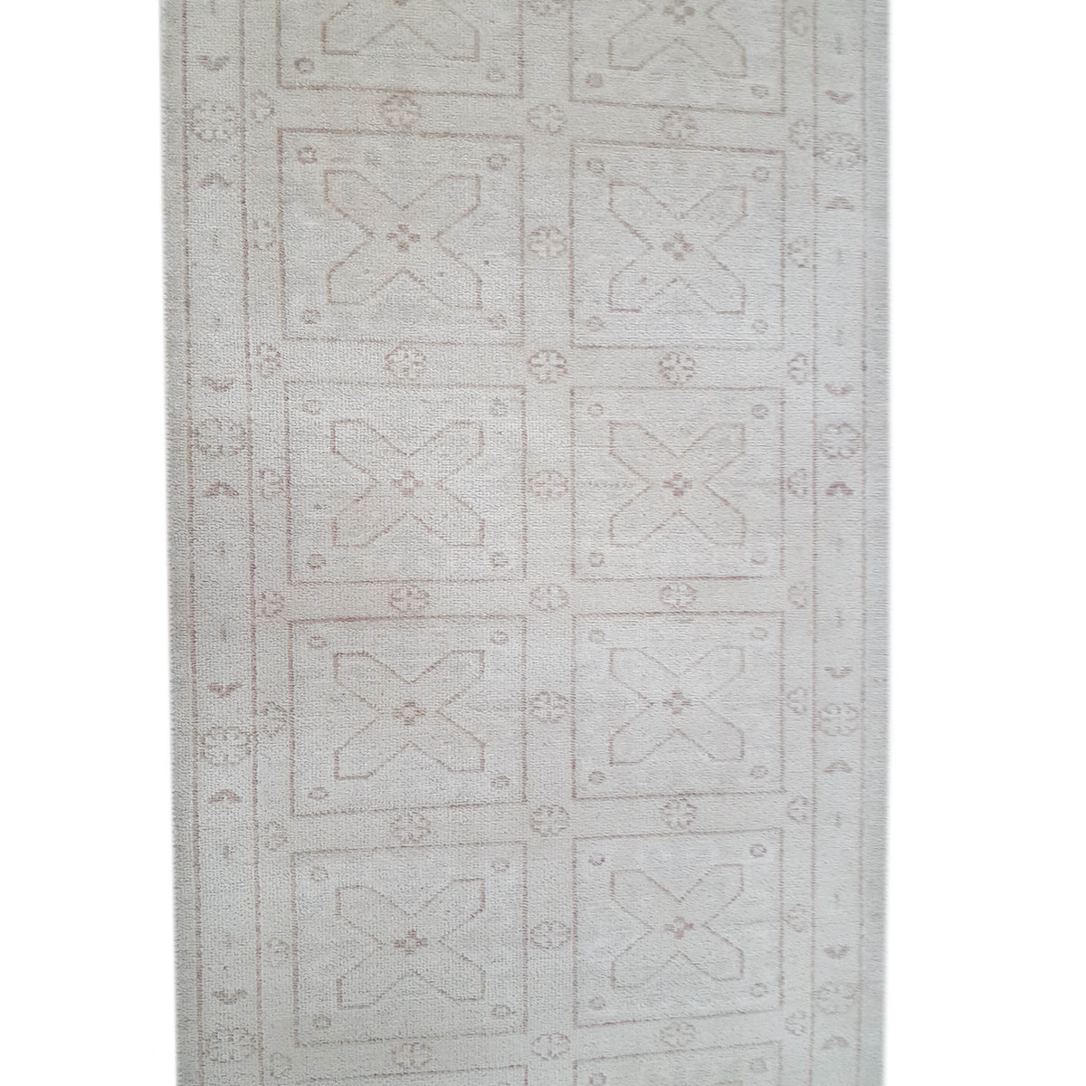 Pacific Khotan 41279 Ivory Ivory Transitional Hand Knotted Rug