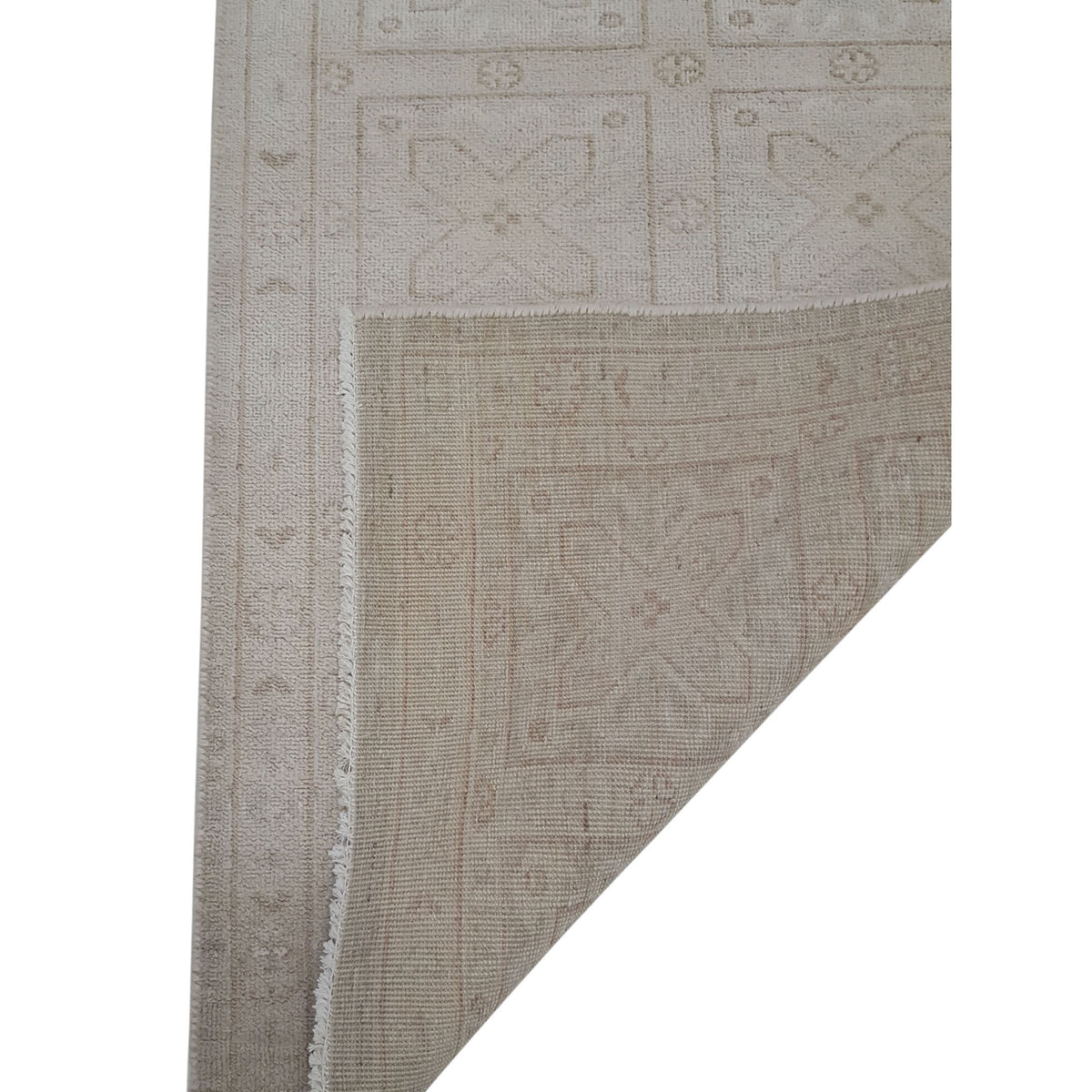Pacific Khotan 41280 Ivory Ivory Transitional Hand Knotted Rug