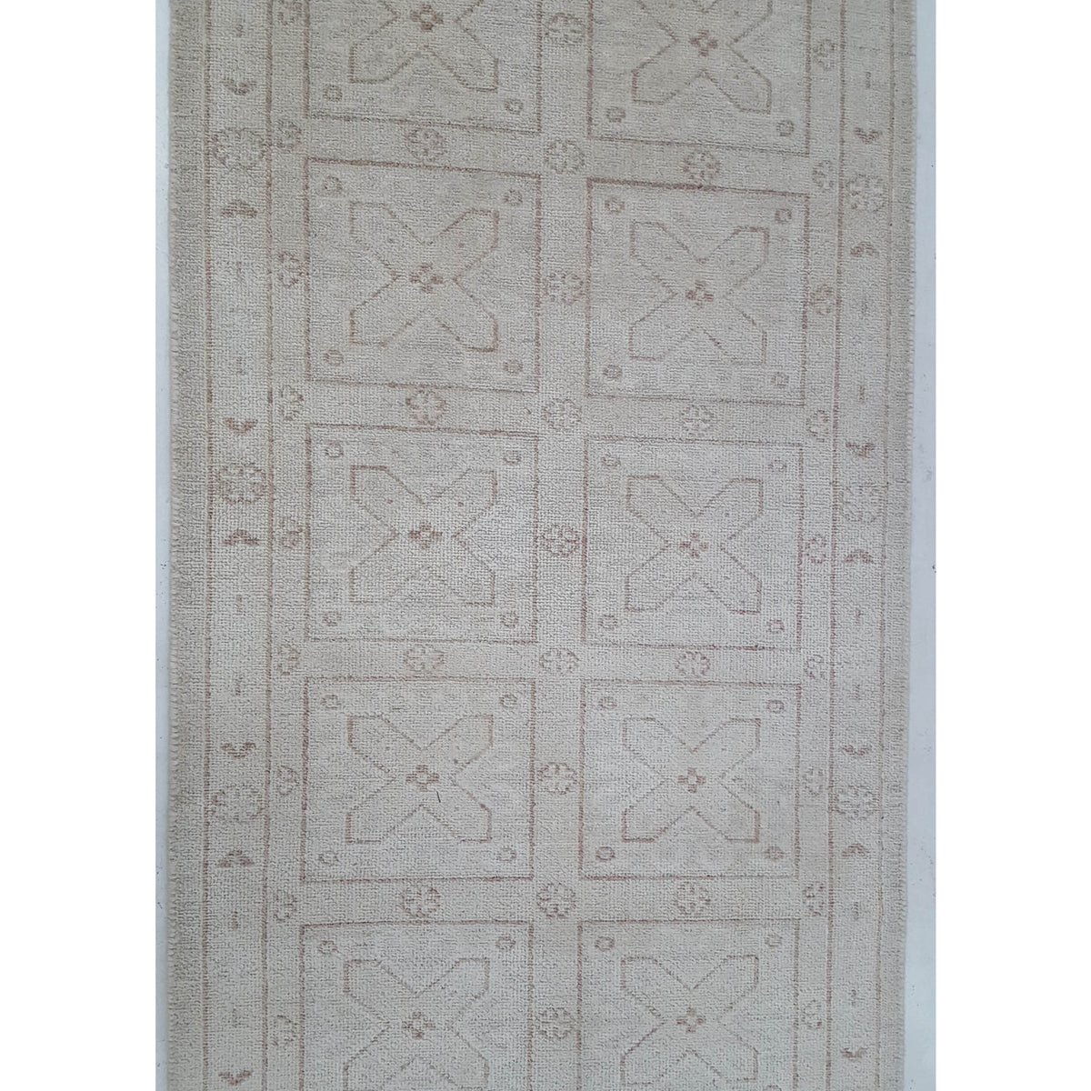 Pacific Khotan 41280 Ivory Ivory Transitional Hand Knotted Rug