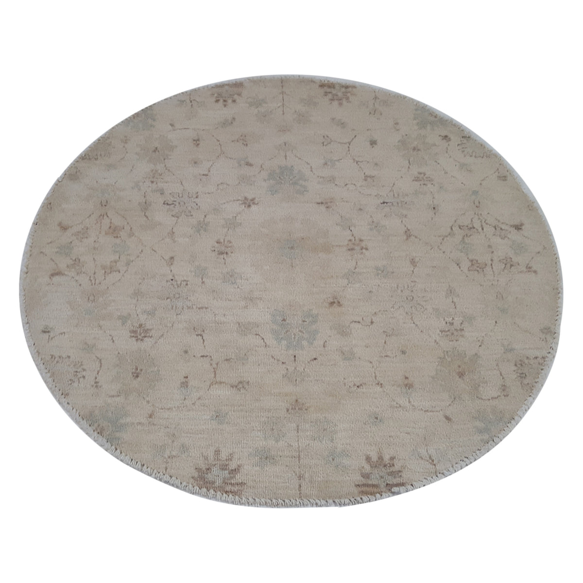 Pacific Ziegler 41287 Ivory Ivory Transitional Hand Knotted Rug