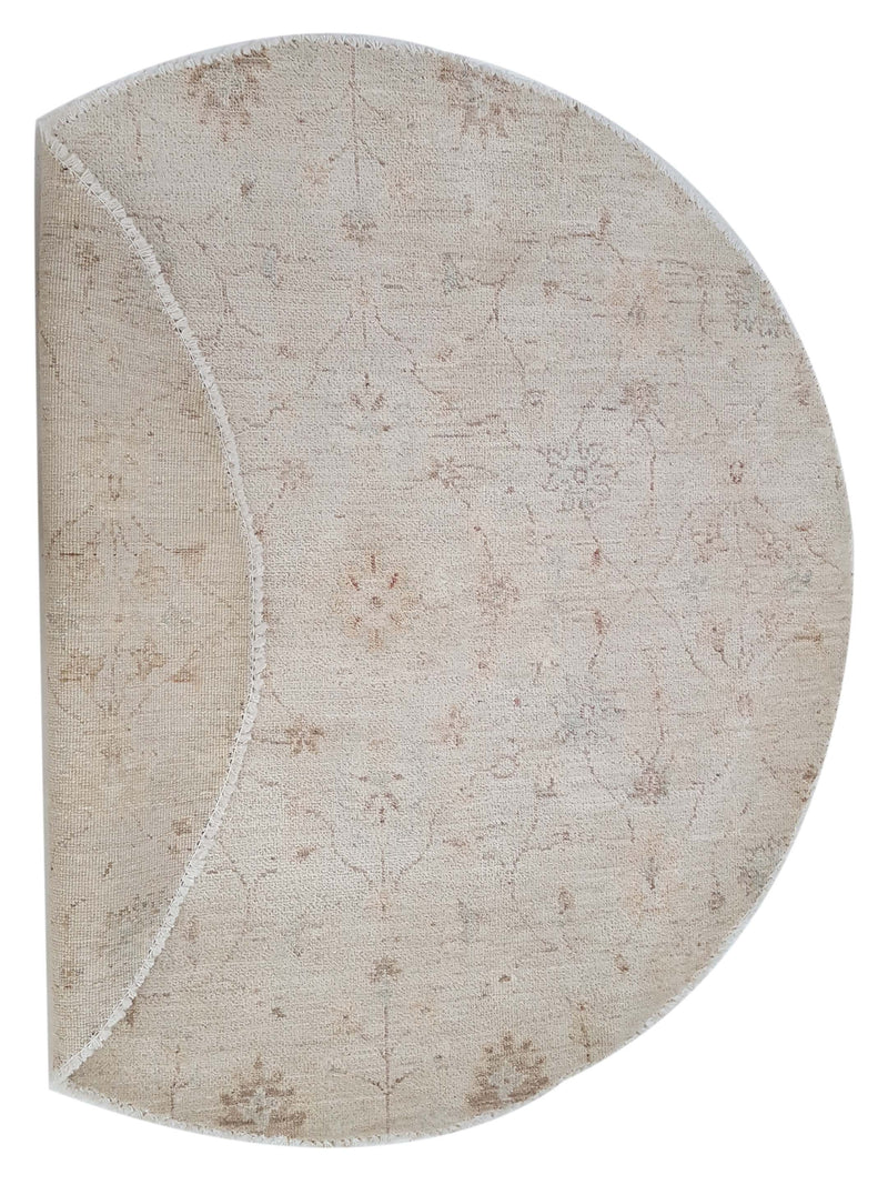 Pacific Ziegler 41297 Ivory Ivory Transitional Hand Knotted Rug