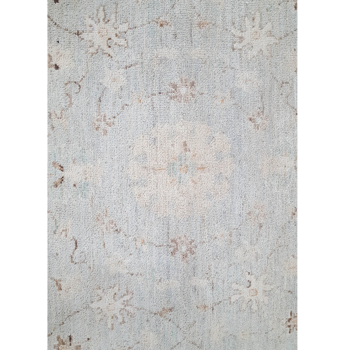 Pacific Ziegler 41299 Lt.Blue Lt.Blue Transitional Hand Knotted Rug