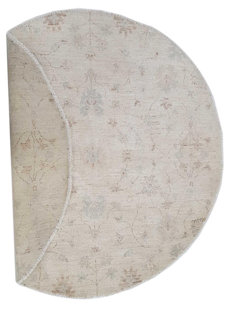 Pacific Ziegler 41301 Ivory Ivory Transitional Hand Knotted Rug